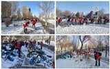 大雪如約至 志愿暖人心”青年志愿者協(xié)會開展校園周邊積雪清掃活動(dòng)